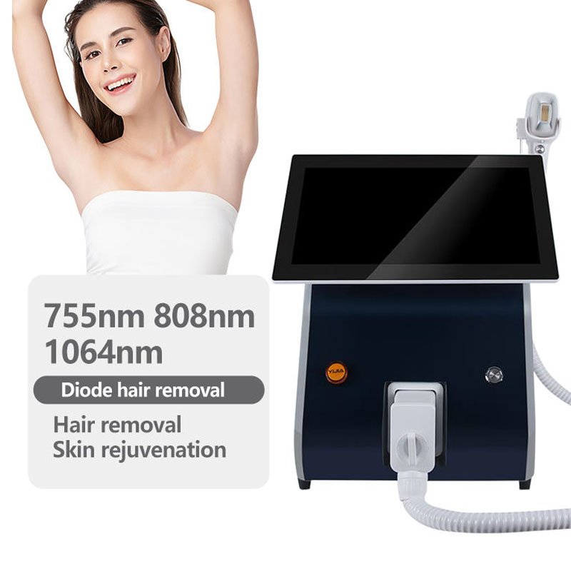 Diode Laser Hair Removal 808Nm 755Nm 1064Nm - Portable 2000w Diode 808nm 755nm 1064nm