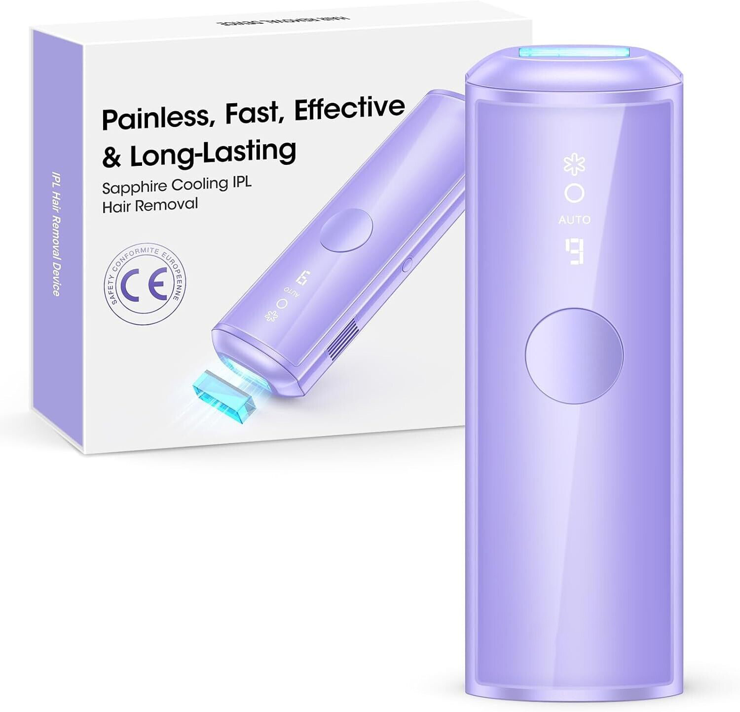 Home Ipl Hair Removal Sapphire Cooling - Home Use Ice Cooling System Lide
