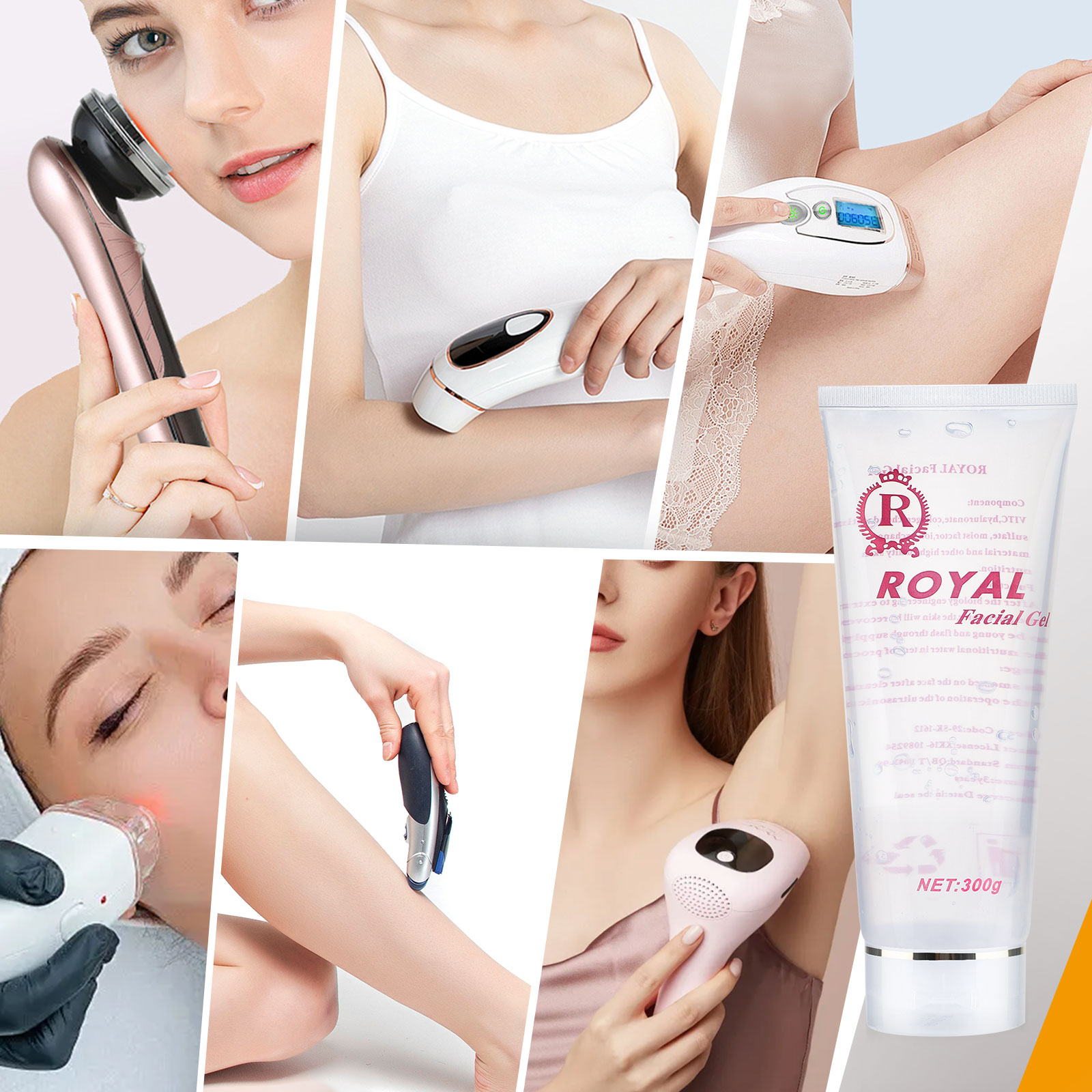 300g Ultrasonic Gel for 40K Ca - Cooling Gel For Laser Hair Removal recension och pris