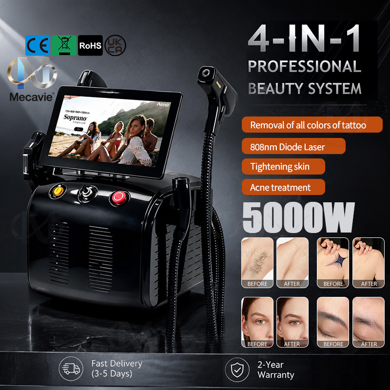4in1 Soprano Titanium Ice Plat - Ice Titanium Diode Laser Machine recension och pris