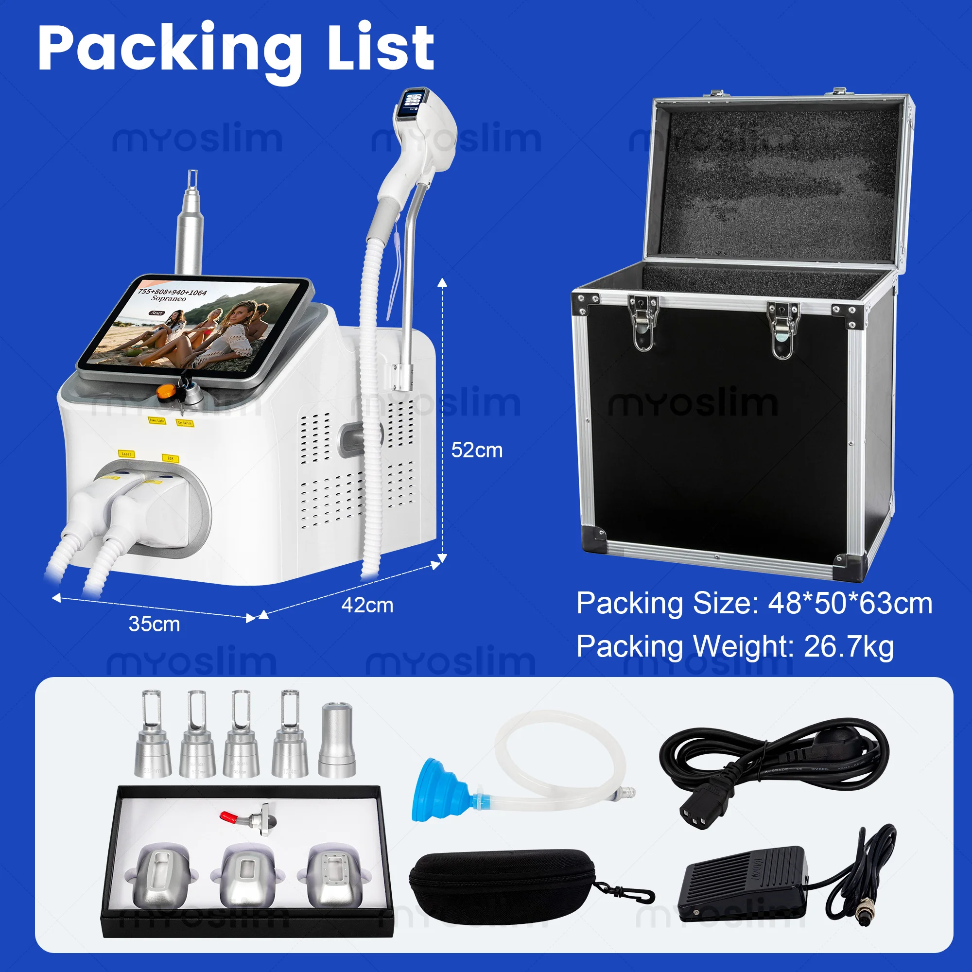 Professional 2IN1 Diode Laser  - Nd Yag Laser Tattoo Removal Machine recension och pris