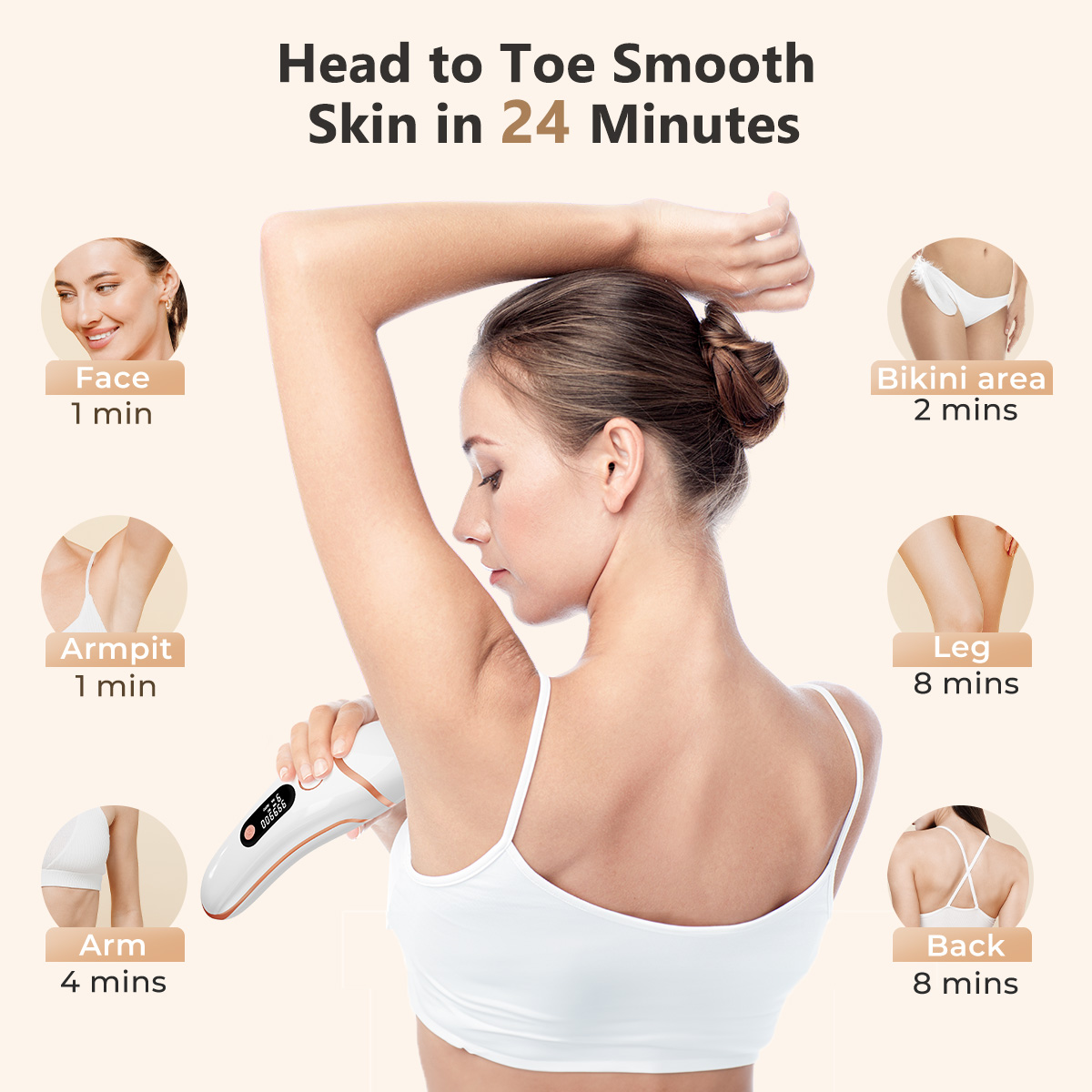 IPL Epilator 999000 Flashes La - Ipl Hair Removal Handset Permanent recension och pris