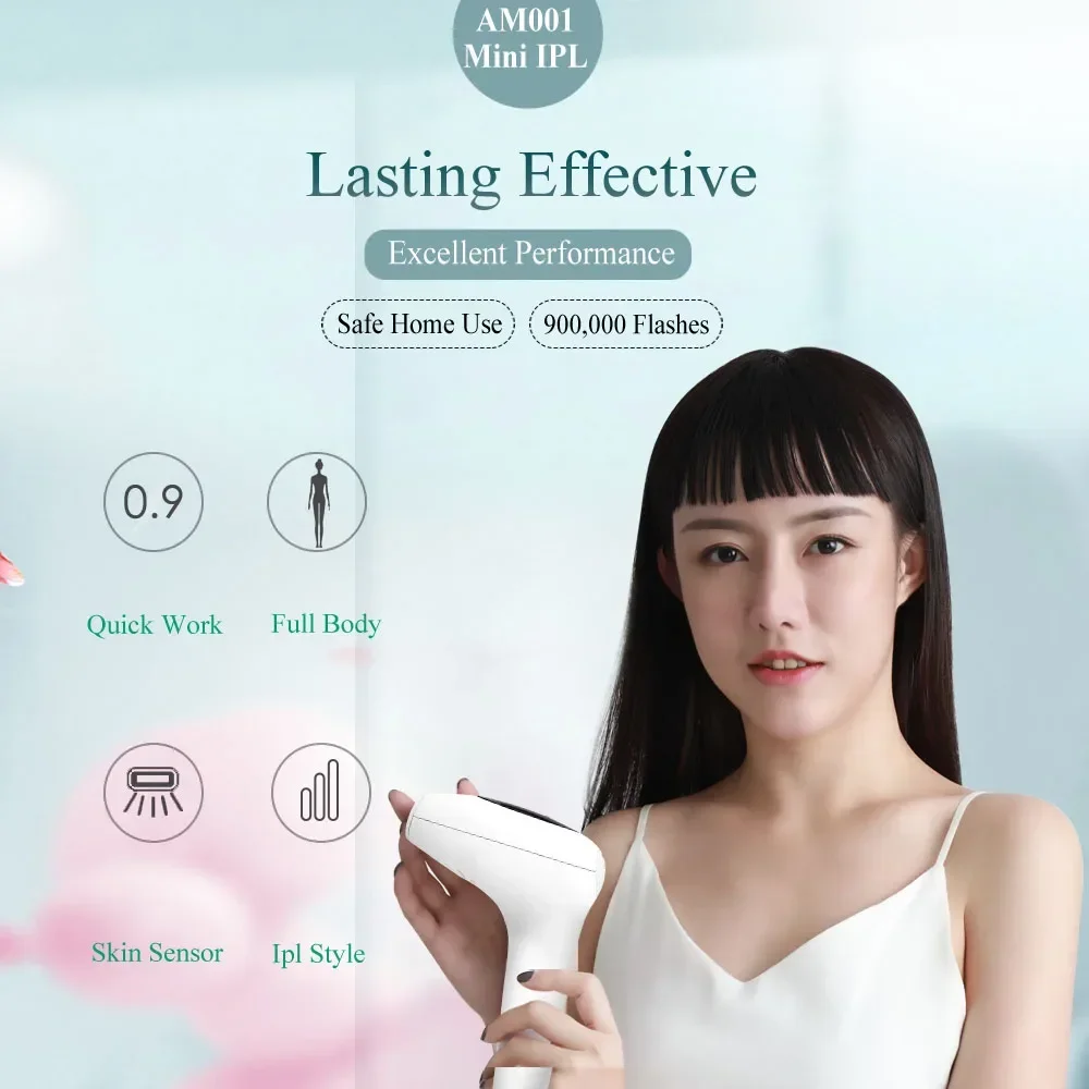 900000 Flashes Laser Epilator  - Ipl Hair Removal Handset Permanent recension och pris