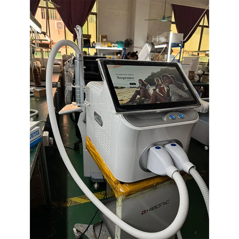 Diode Ice Laser 4 Wavelength P - Nd Yag Laser Tattoo Removal Machine recension och pris