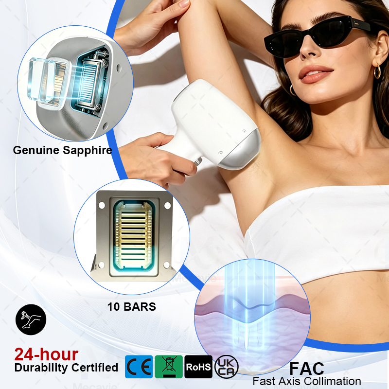 808nm Diode Laser Hair Removal - Alexandrite Laser Hair Removal Machine recension och pris