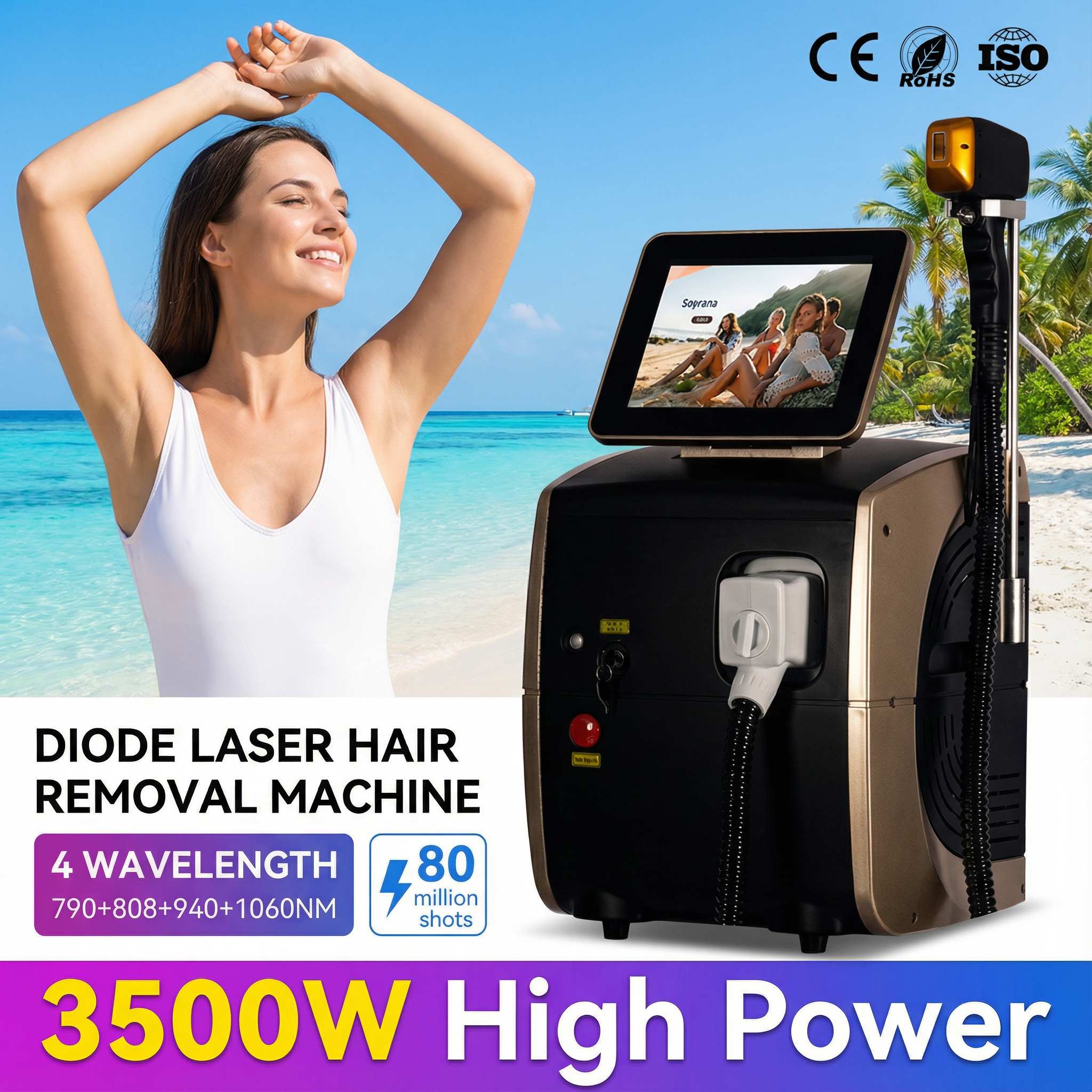 Professional Ice Titanium Lase - Ice Titanium Diode Laser Machine recension och pris