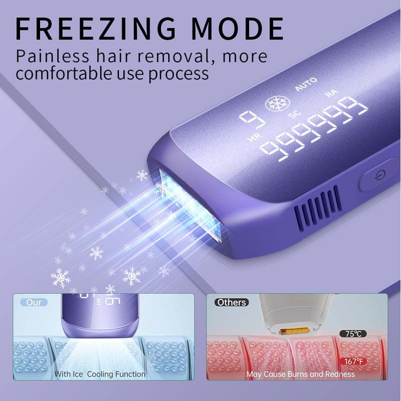 Mini Ice Cooling IPL Hair Remo - Ipl Hair Removal Handset Permanent recension och pris