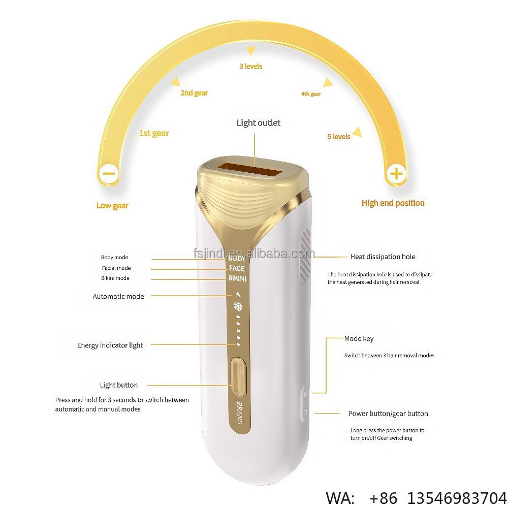 2025 Newest Double Lamp Sapphi - Home Ipl Hair Removal Sapphire Cooling recension och pris