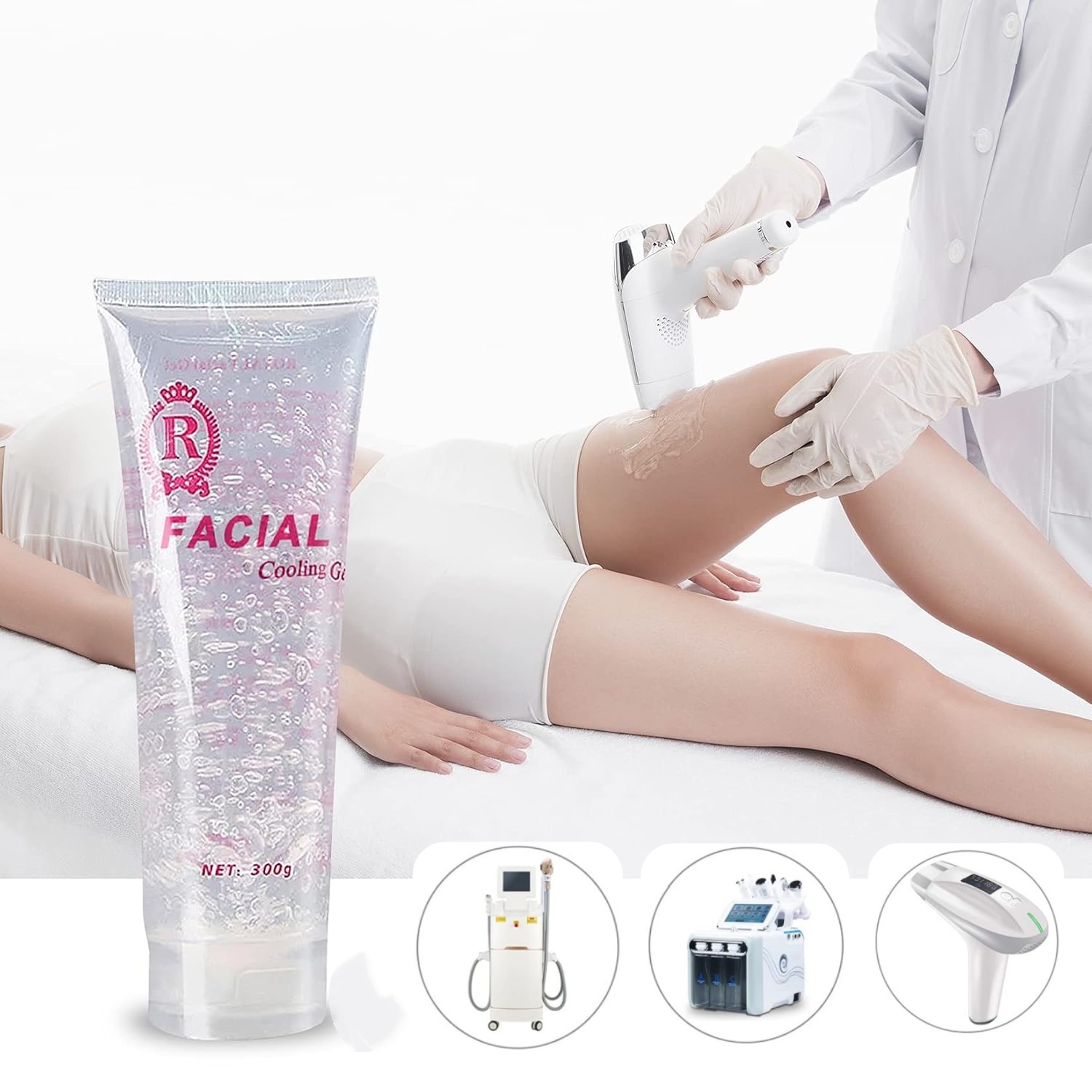 300ML Face Conductive Slimming - Cooling Gel For Laser Hair Removal recension och pris